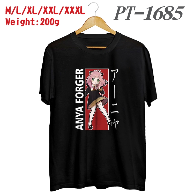 SPY×FAMILY Anime Cotton Color Book Print Short Sleeve T-Shirt from M to 3XL PT1685