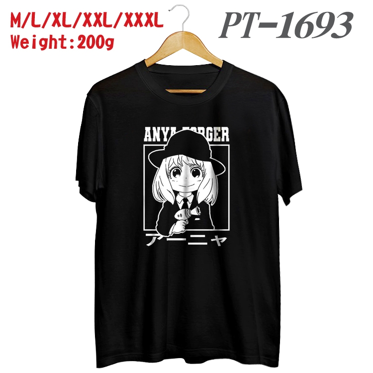 SPY×FAMILY Anime Cotton Color Book Print Short Sleeve T-Shirt from M to 3XL PT1693