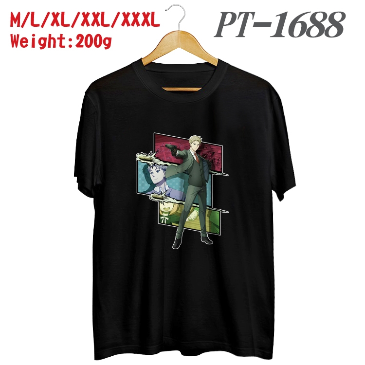 SPY×FAMILY Anime Cotton Color Book Print Short Sleeve T-Shirt from M to 3XL  PT1688