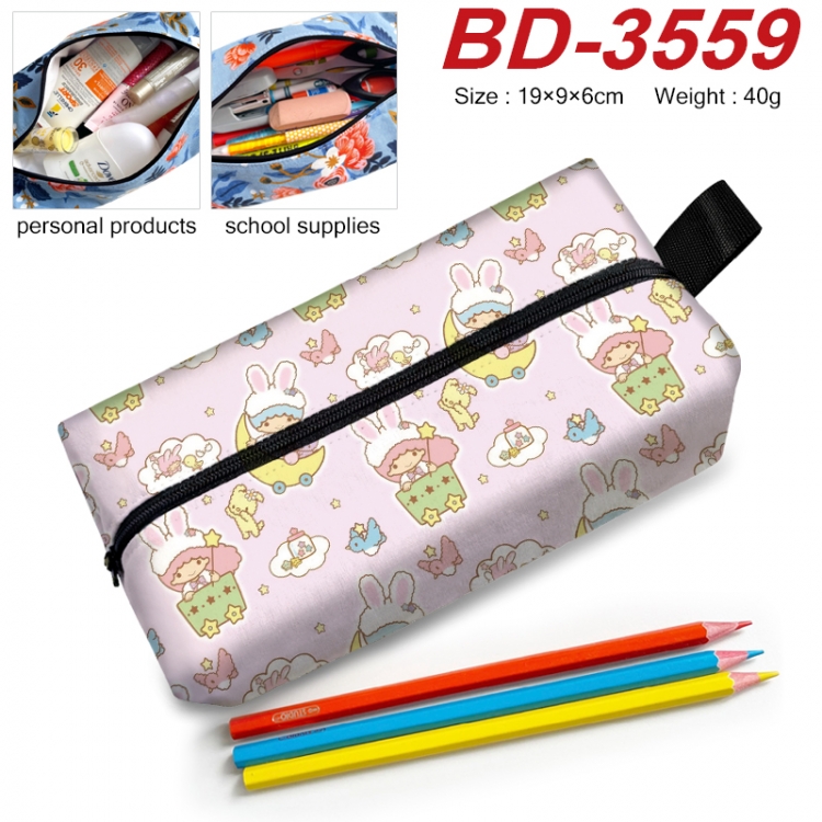 Sanrio Anime New Zipper Pen Bag Storage Bag Makeup Bag 19x9x6cm BD-3559