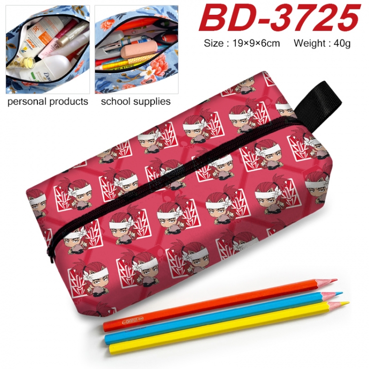 Bleach Anime New Zipper Pen Bag Storage Bag Makeup Bag 19x9x6cm BD-3725
