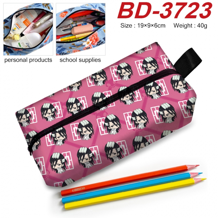 Bleach Anime New Zipper Pen Bag Storage Bag Makeup Bag 19x9x6cm BD-3723