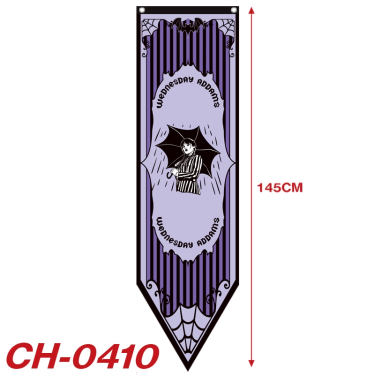 The Addams Family Anime Peripheral Full Color Printing Banner 40X145CM CH-0410