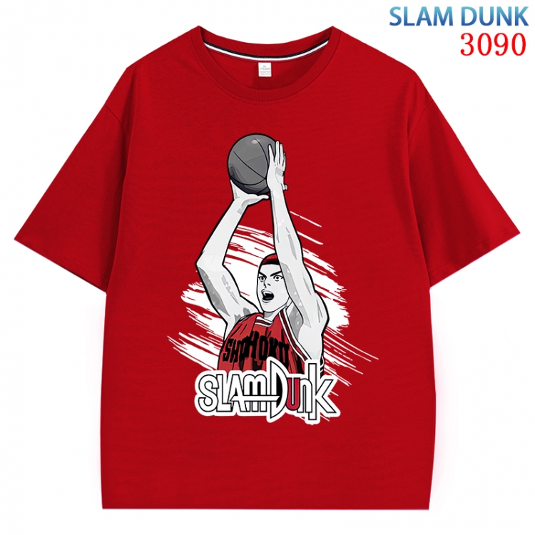 Slam Dunk Anime Surrounding New Pure Cotton T-shirt from S to 4XL  CMY-3290-3
