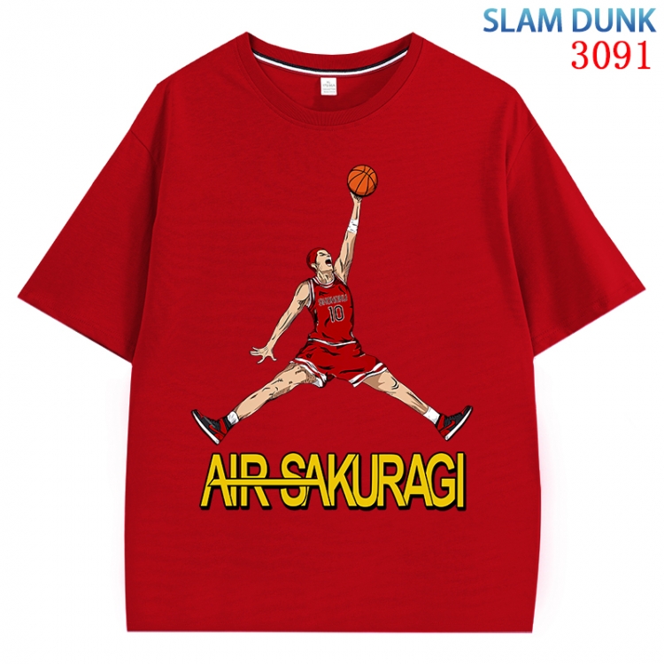 Slam Dunk Anime Surrounding New Pure Cotton T-shirt from S to 4XL CMY-3291-3