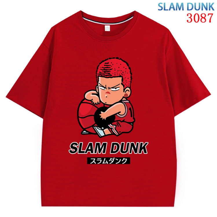 Slam Dunk Anime Surrounding New Pure Cotton T-shirt from S to 4XL CMY-3287-3