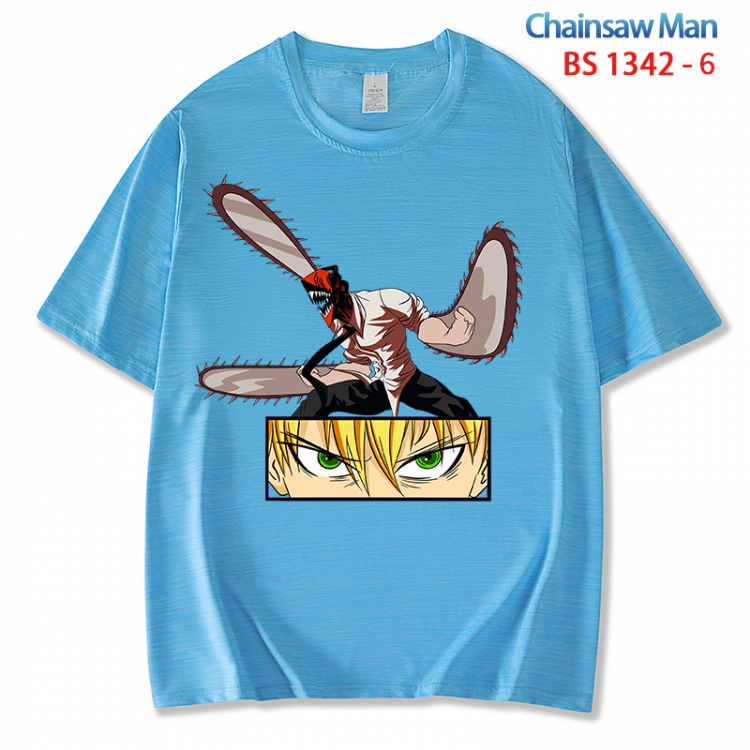 Chainsaw man  ice silk cotton loose and comfortable T-shirt from XS to 5XL BS 1342 6