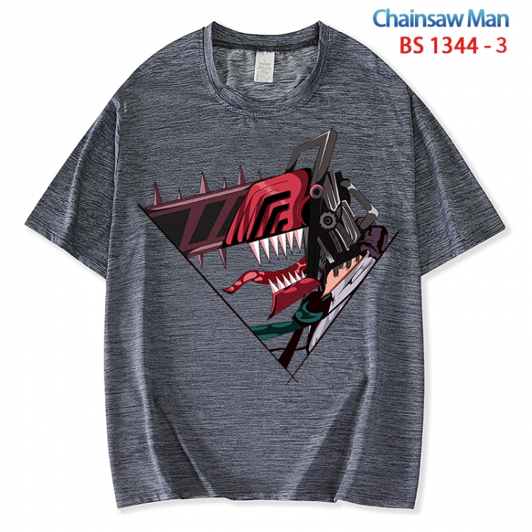 Chainsaw man  ice silk cotton loose and comfortable T-shirt from XS to 5XL BS 1344 3