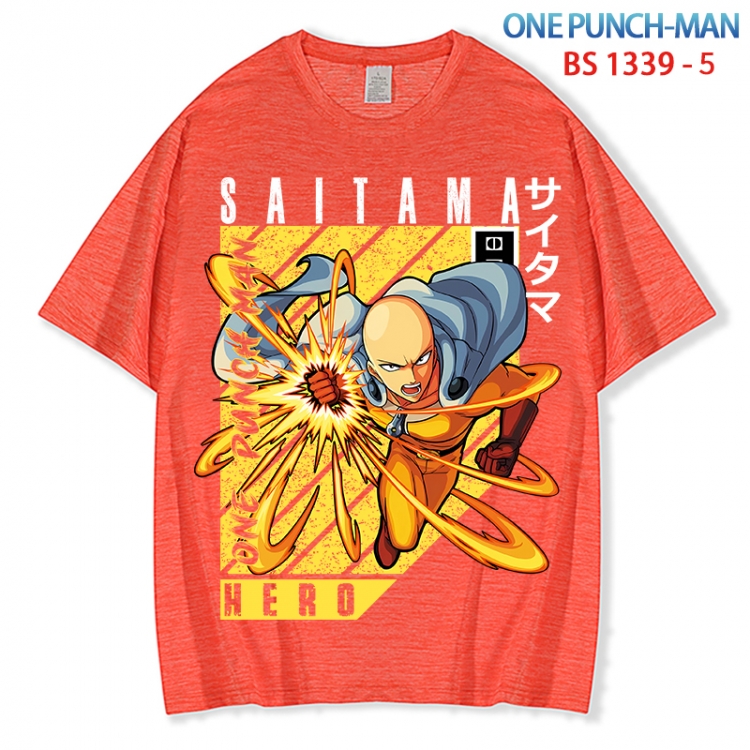 One Punch Man  ice silk cotton loose and comfortable T-shirt from XS to 5XL  BS 1339 5
