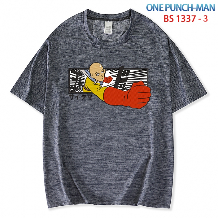 One Punch Man  ice silk cotton loose and comfortable T-shirt from XS to 5XL  BS 1337 3