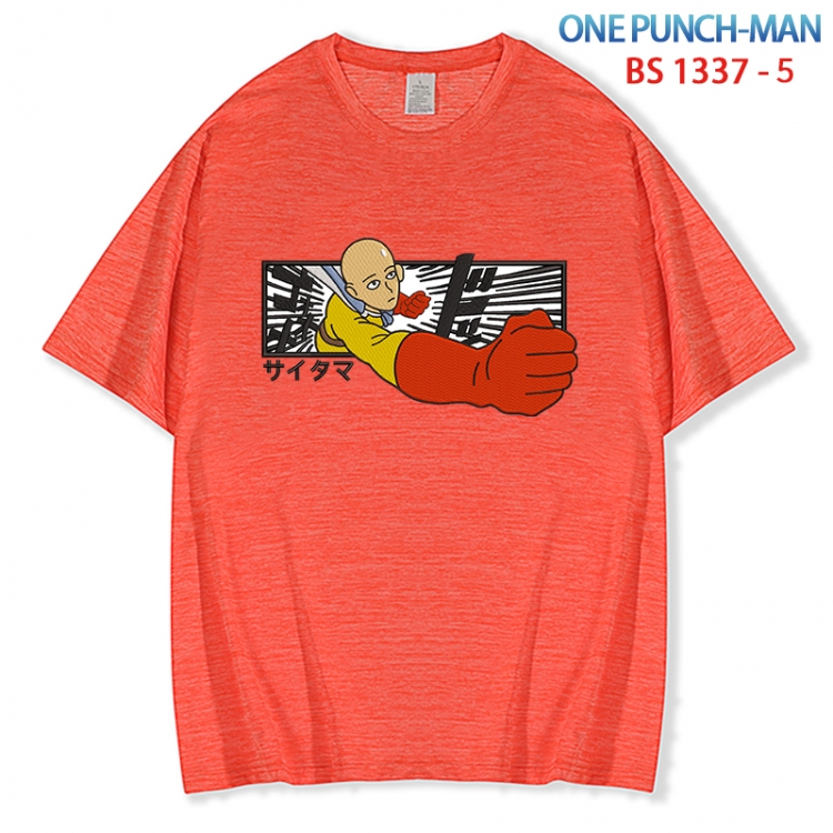 One Punch Man  ice silk cotton loose and comfortable T-shirt from XS to 5XL BS 1337 5
