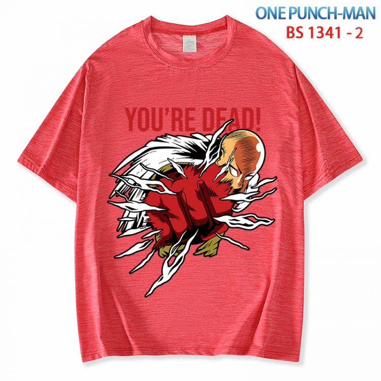 One Punch Man  ice silk cotton loose and comfortable T-shirt from XS to 5XL  BS 1341 2