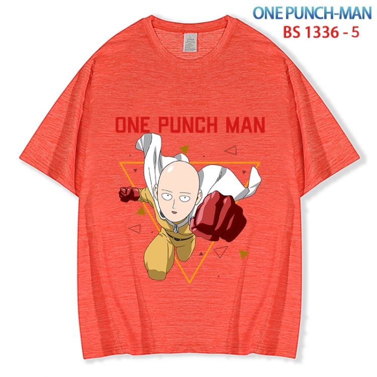 One Punch Man  ice silk cotton loose and comfortable T-shirt from XS to 5XL BS 1336 5