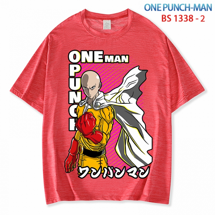 One Punch Man  ice silk cotton loose and comfortable T-shirt from XS to 5XL  BS 1338 2