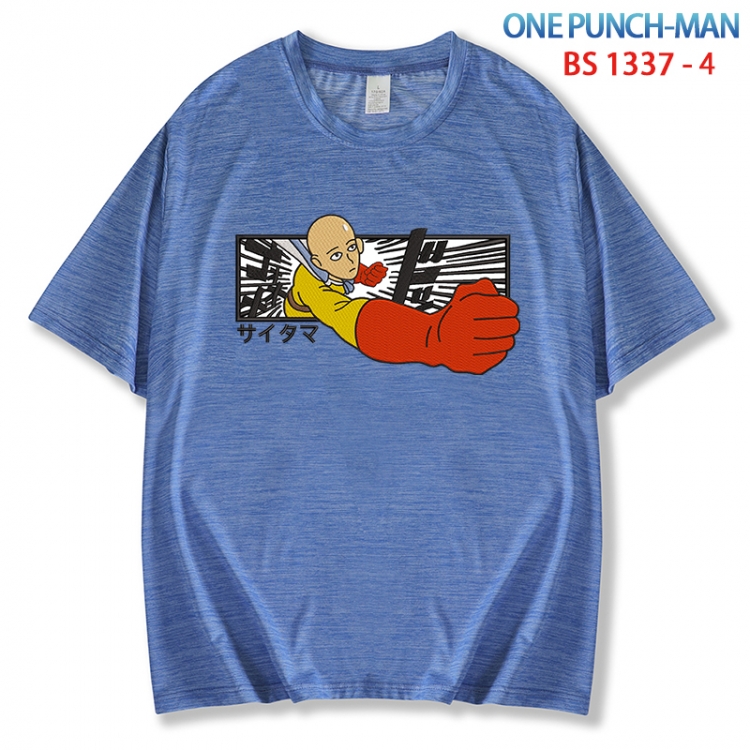 One Punch Man  ice silk cotton loose and comfortable T-shirt from XS to 5XL BS 1337 4