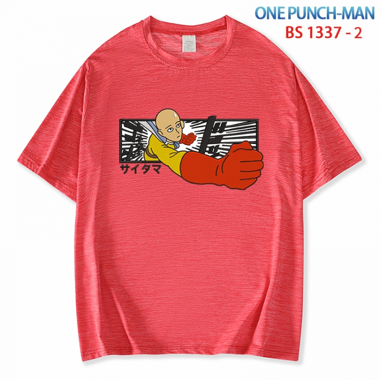 One Punch Man  ice silk cotton loose and comfortable T-shirt from XS to 5XL BS 1337 2