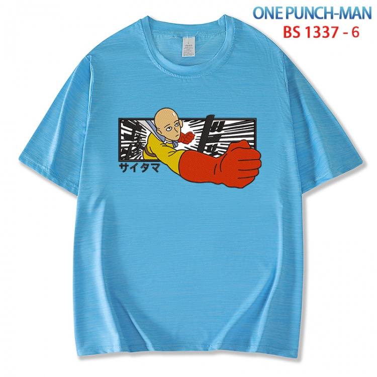 One Punch Man  ice silk cotton loose and comfortable T-shirt from XS to 5XL  BS 1337 6