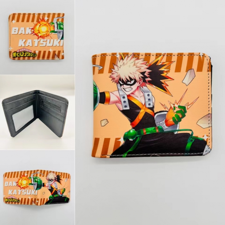 My Hero Academia Full color  Two fold short card case wallet 11X9.5CM  5520