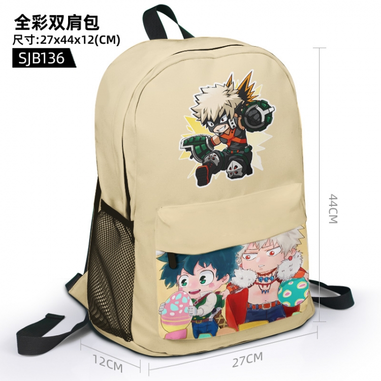 My Hero Academia Anime Full Color Backpack 27x44x12cm SJB136