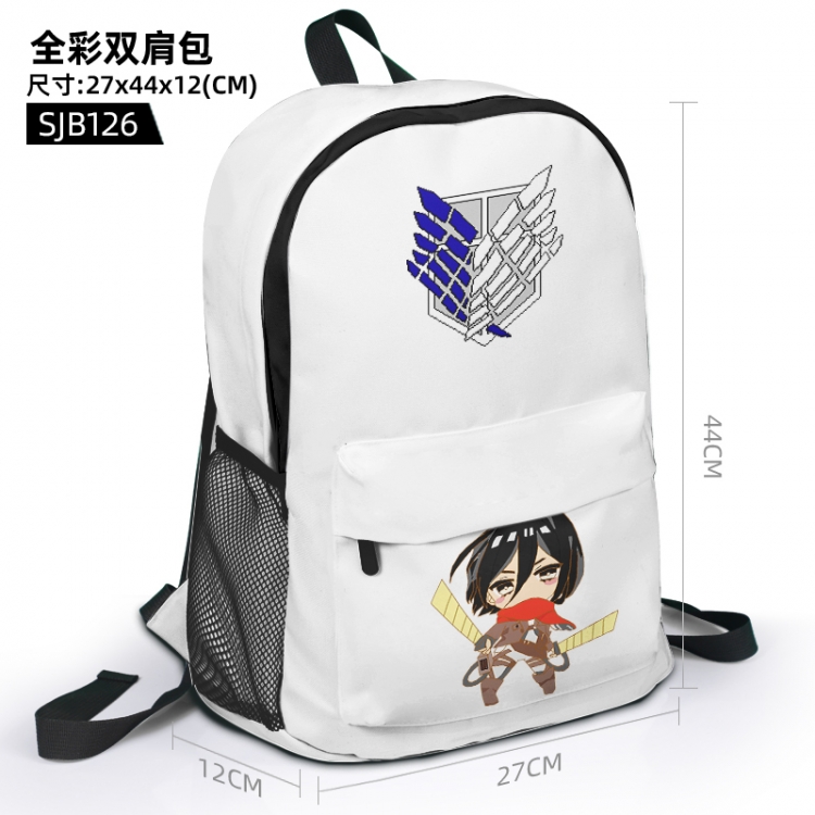 Shingeki no Kyojin Anime Full Color Backpack 27x44x12cm SJB126