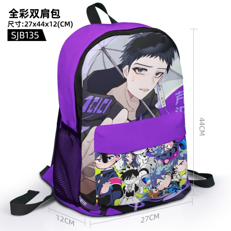 Mob Psycho 100 Anime Full Color Backpack 27x44x12cm SJB135