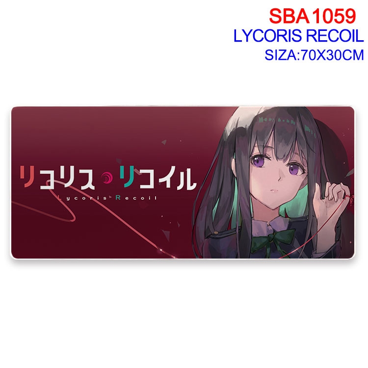 Lycoris Recoil Animation peripheral locking mouse pad 70X30cm SBA-1059-2