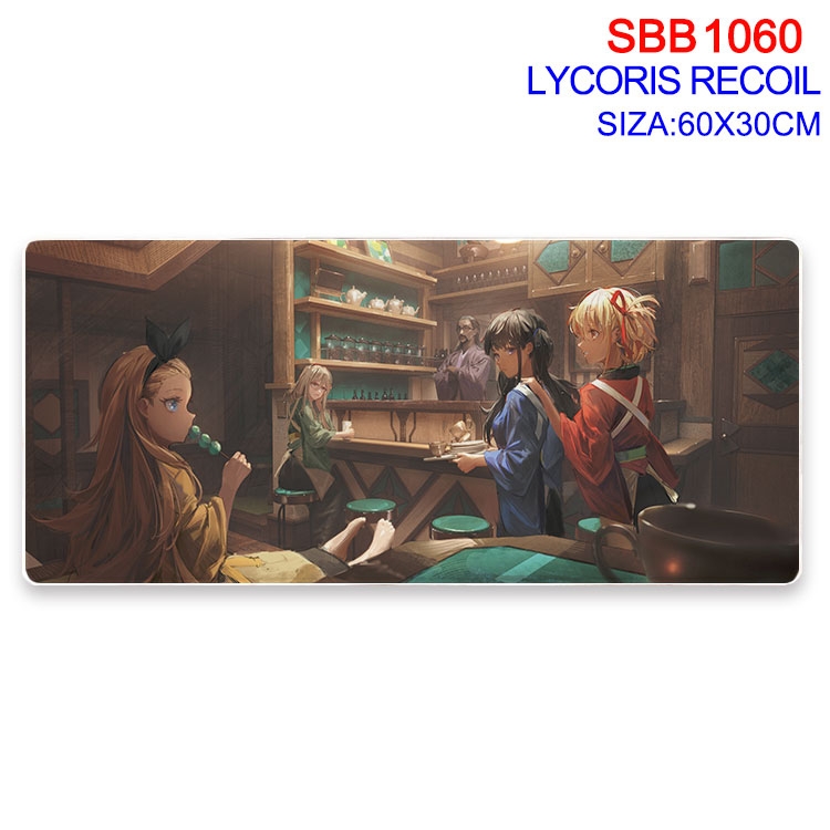 Lycoris Recoil Animation peripheral locking mouse pad 60X30cm  SBB-1060-2