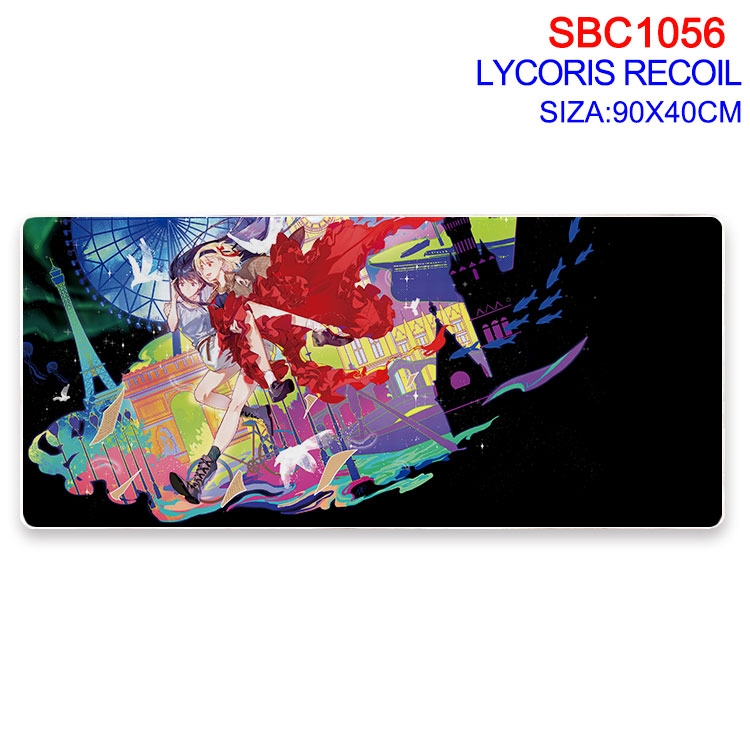 Lycoris Recoil Anime peripheral edge lock mouse pad 90X40CM SBC-1056-2