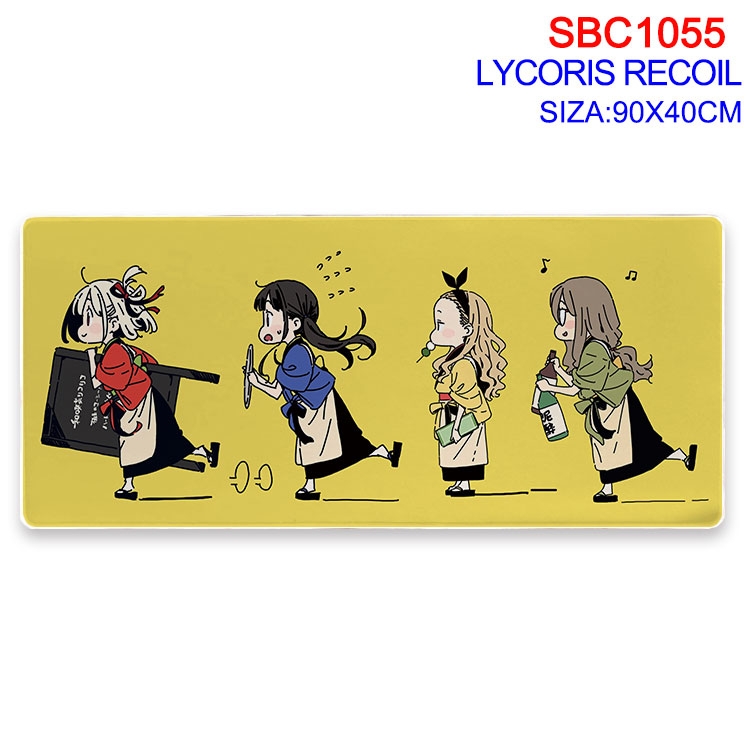 Lycoris Recoil Anime peripheral edge lock mouse pad 90X40CM SBC-1055-2
