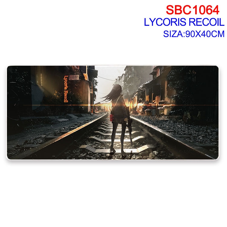 Lycoris Recoil Anime peripheral edge lock mouse pad 90X40CM SBC-1064-2