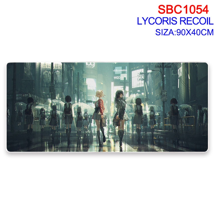 Lycoris Recoil Anime peripheral edge lock mouse pad 90X40CM SBC-1054-2