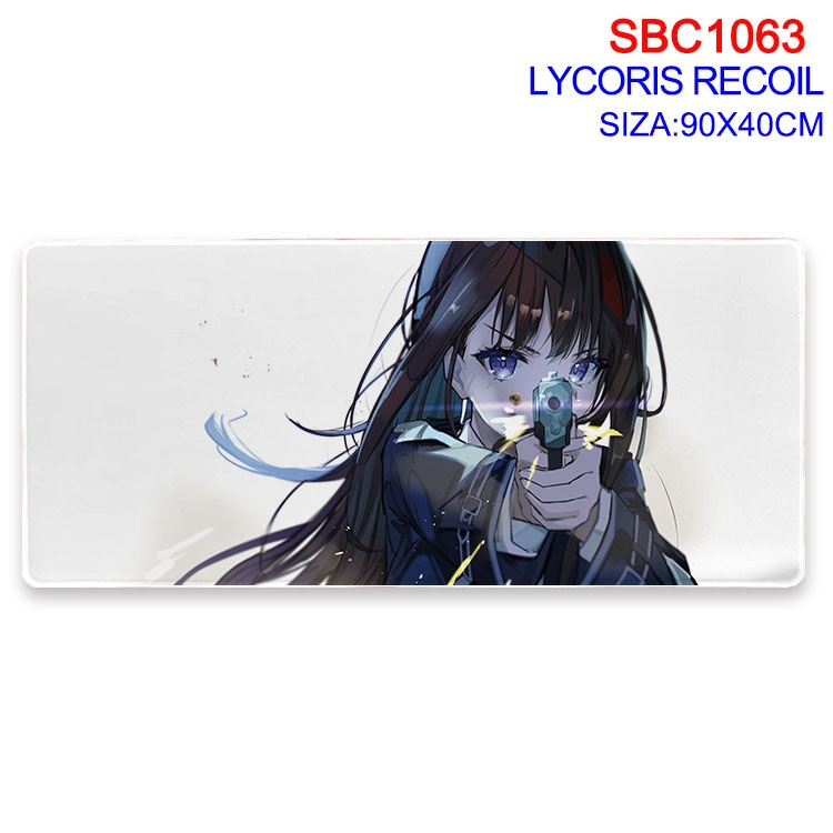 Lycoris Recoil Anime peripheral edge lock mouse pad 90X40CM SBC-1063-2