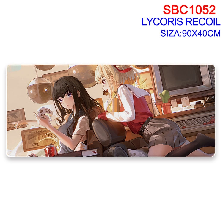 Lycoris Recoil Anime peripheral edge lock mouse pad 90X40CM SBC-1052-2