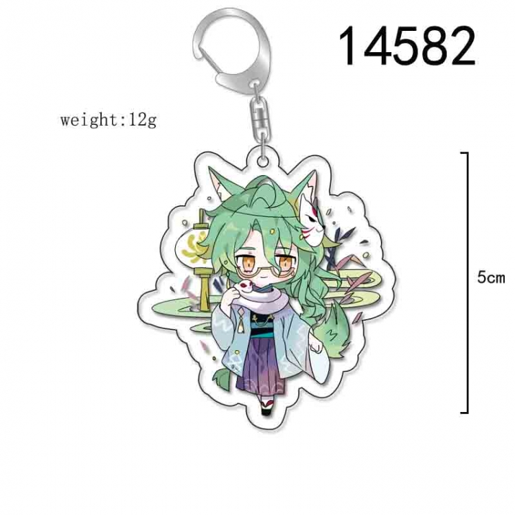 Genshin Impact Anime Acrylic Keychain Charm price for 5 pcs 14582