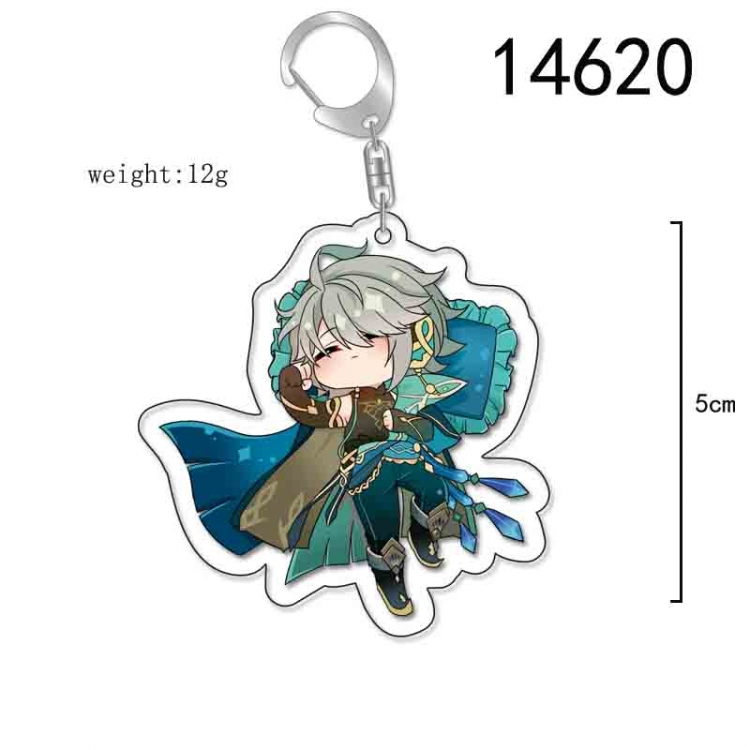 Genshin Impact Anime Acrylic Keychain Charm price for 5 pcs 14620