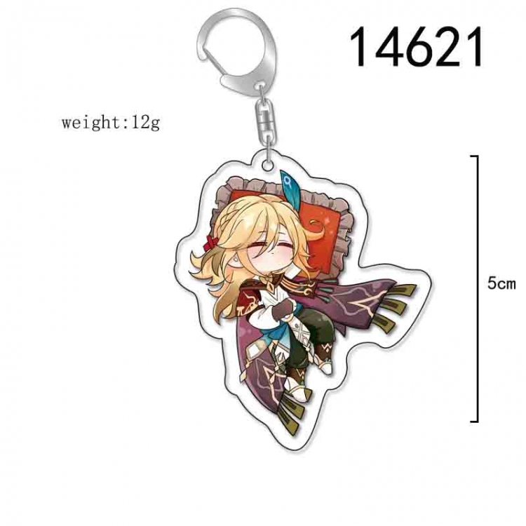 Genshin Impact Anime Acrylic Keychain Charm price for 5 pcs 14621