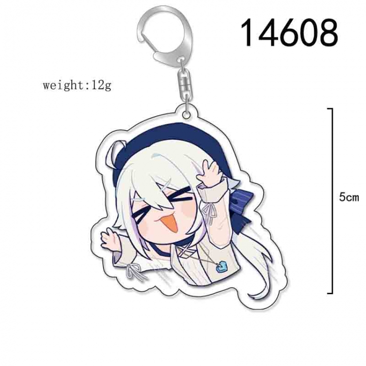 Collapse 3 Anime Acrylic Keychain Charm price for 5 pcs 14608