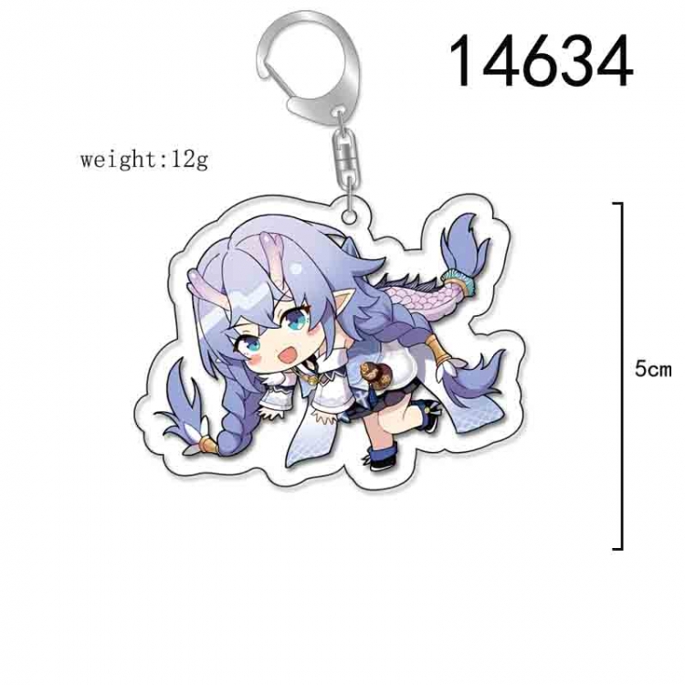 Collapse 3 Anime Acrylic Keychain Charm price for 5 pcs 14634