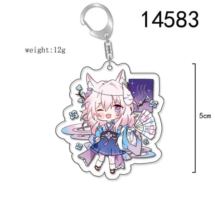 Collapse 3 Anime Acrylic Keychain Charm price for 5 pcs 14583