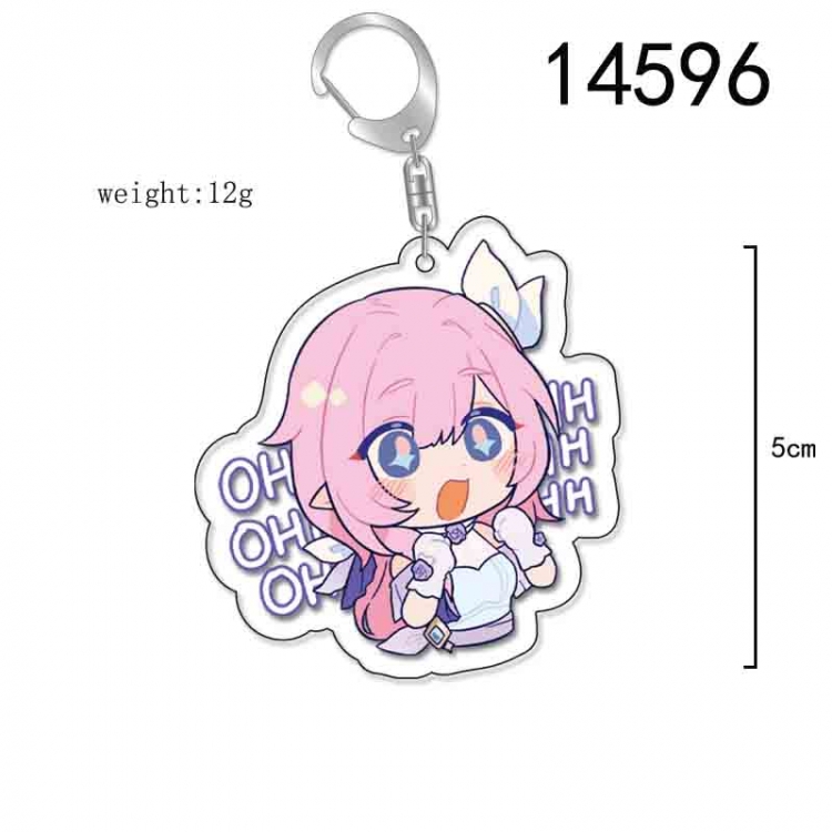 Collapse 3 Anime Acrylic Keychain Charm price for 5 pcs 14596