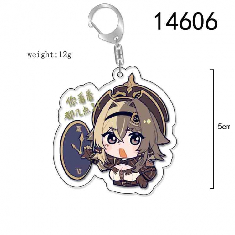 Collapse 3 Anime Acrylic Keychain Charm price for 5 pcs  14606