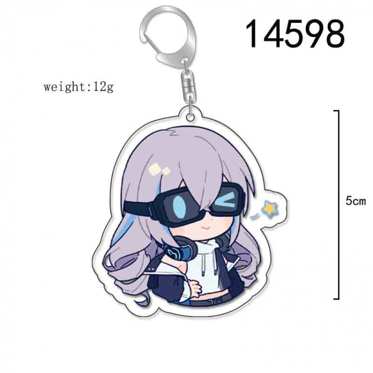 Collapse 3 Anime Acrylic Keychain Charm price for 5 pcs 14598