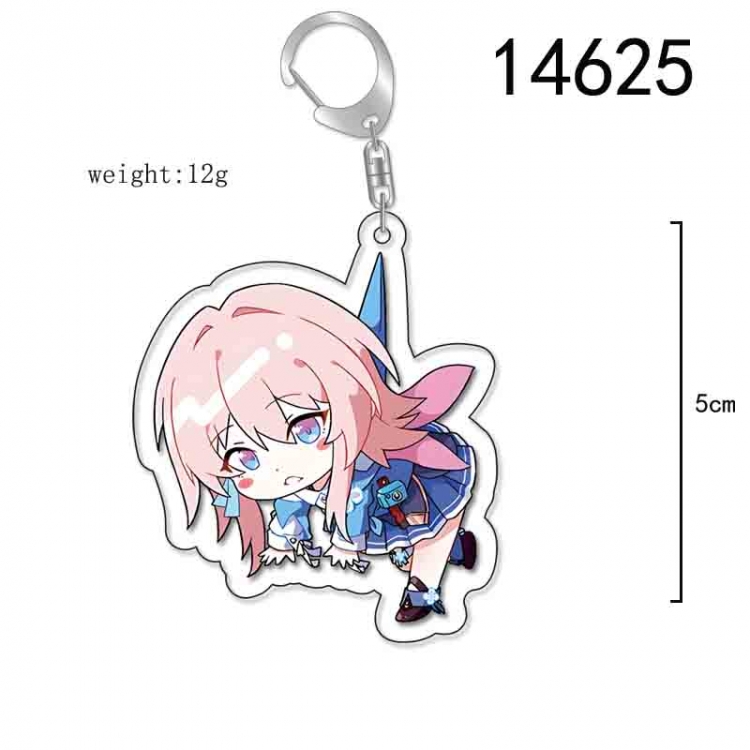 Collapse 3 Anime Acrylic Keychain Charm price for 5 pcs 14625