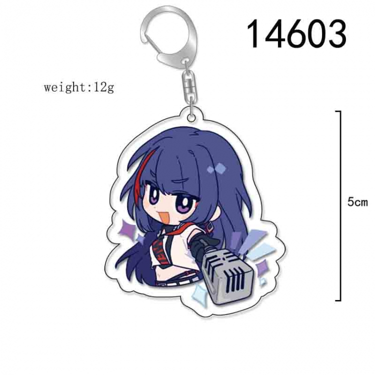 Collapse 3 Anime Acrylic Keychain Charm price for 5 pcs 14603