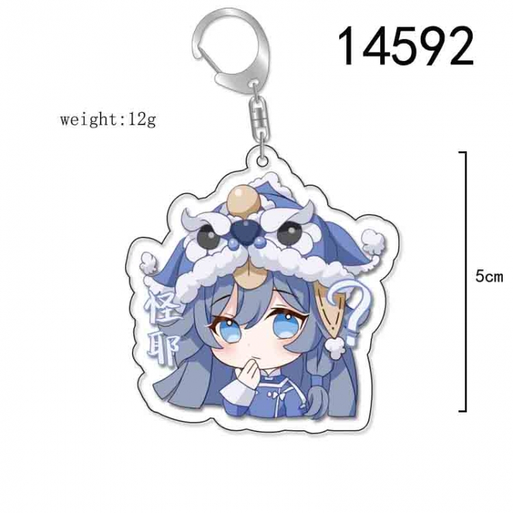 Collapse 3 Anime Acrylic Keychain Charm price for 5 pcs 14592