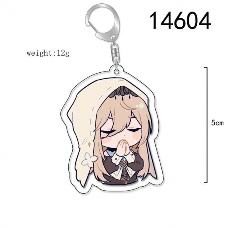 Collapse 3 Anime Acrylic Keychain Charm price for 5 pcs 14604