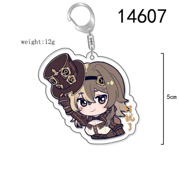 Collapse 3 Anime Acrylic Keychain Charm price for 5 pcs 14607