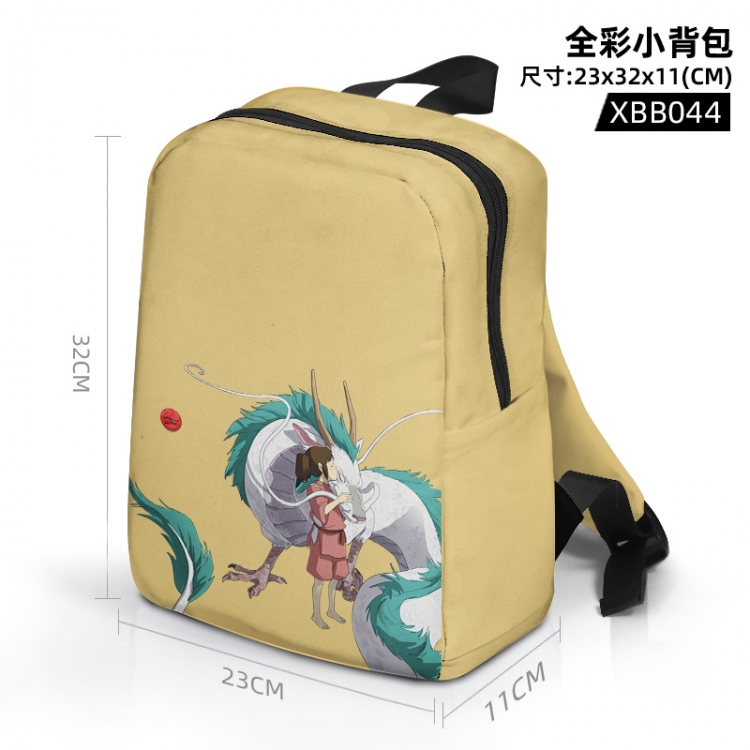 Spirited Away Anime full color backpack backpack backpack 23x32x11cm XBB044
