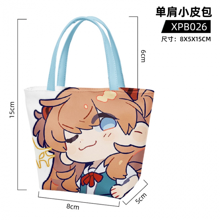 EVA Anime single room small leather bag 8x5x15cm XPB026