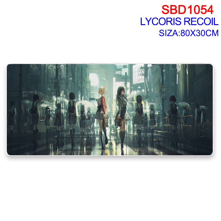 Lycoris Recoil Animation peripheral locking mouse pad 80X30cm SBD-1054-2